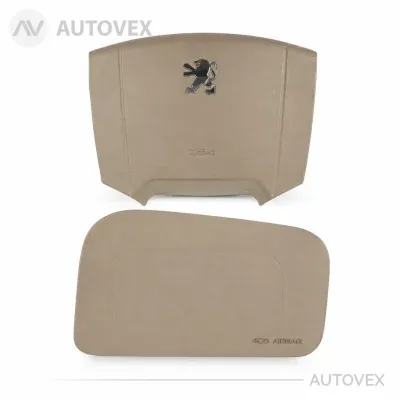 ست کامل ایربگ راننده و سرنشین پژو 405 رنگ بژ