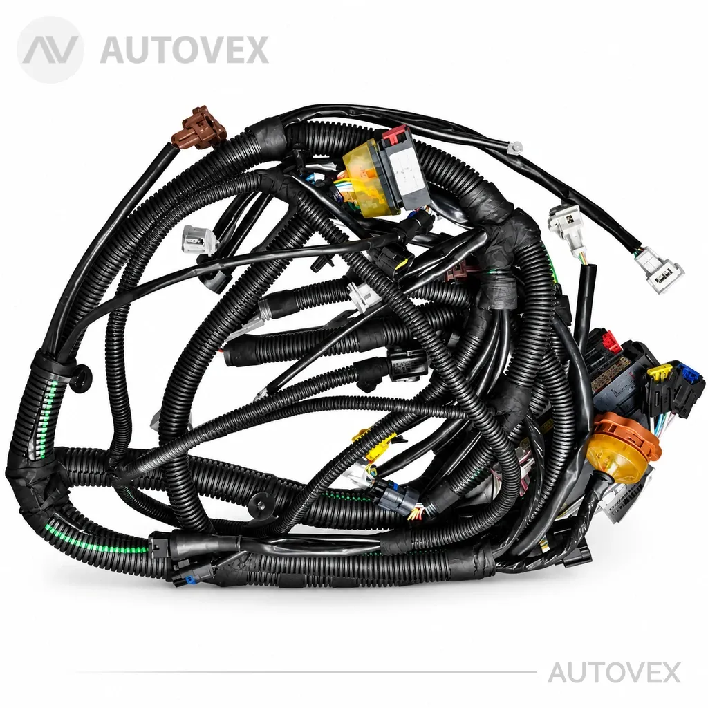دسته سیم اصلی (موتور) پراید ساژم ایموبلایزر فن دو دور SH12V67020A