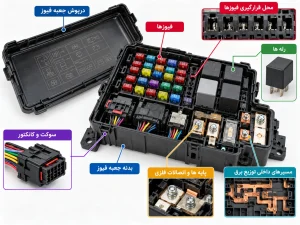 اجزای جعبه فیوز